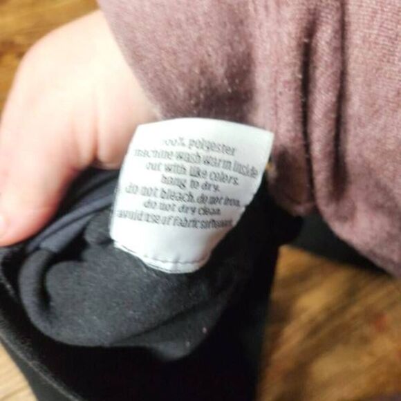 Dudley Stephens Cobble Hill Terry Fleece Turtleneck in Black sz XS - Picture 5 of 6